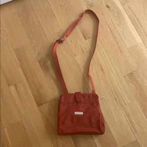 Baggallini rust crossbody travel bag Orange Red